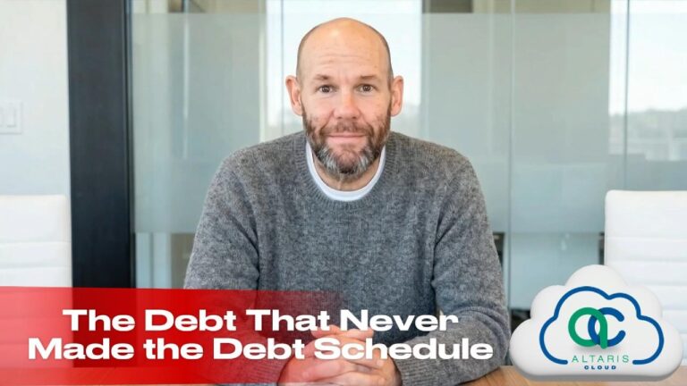 Altaris Cloud M&A licensing video series - The Licensing Debt That Never Made the Debt Schedule